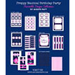 Nautical Preppy Birthday Party Printables Collection - Navy and Pink